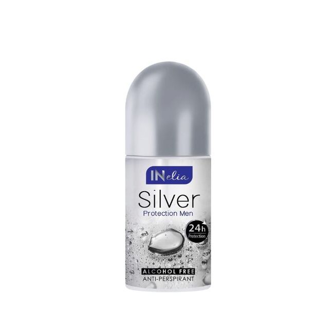 Antiperspirant Roll On, pentru barbati, Inelia, Revers, Silver, 50ml