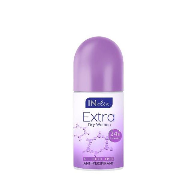 Antiperspirant Roll On, pentru femei, Inelia, Revers, Extra Dry, 50ml