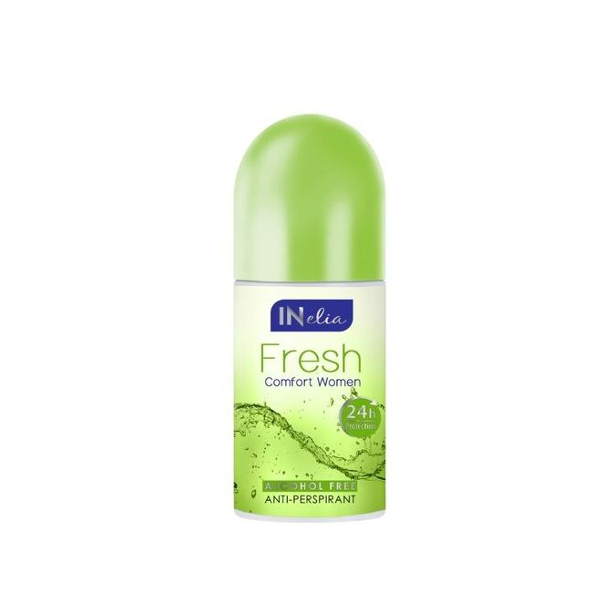 Antiperspirant Roll On, pentru femei, Inelia, Revers, Fresh, 50ml