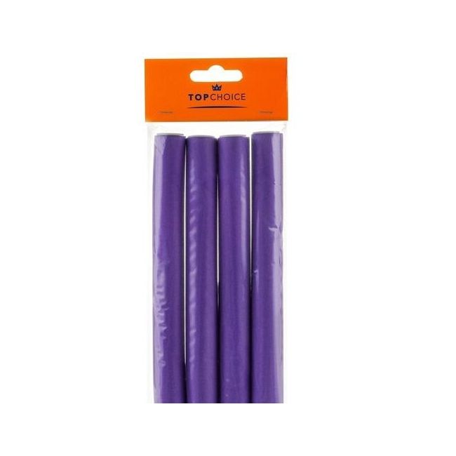 Bigudiuri flexibile, cauciucate Top Choice, Ø 20 mm, 4buc/set