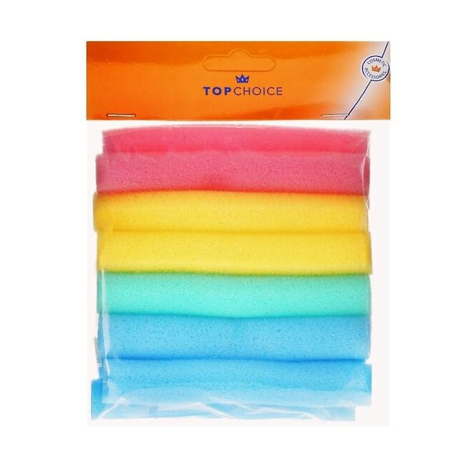 Bigudiuri flexibile, din burete, Top Choice, Ø20, 13 buc/set
