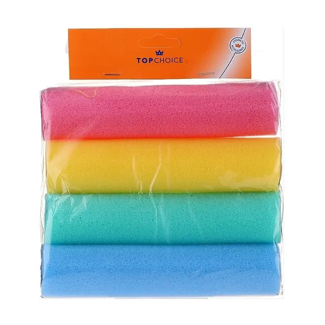 Bigudiuri flexibile, din burete, Top Choice, Ø40, 4 buc/set