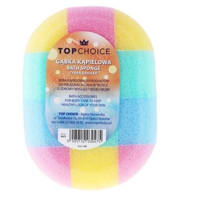 Burete de baie, Top Choice, oval, multicolor