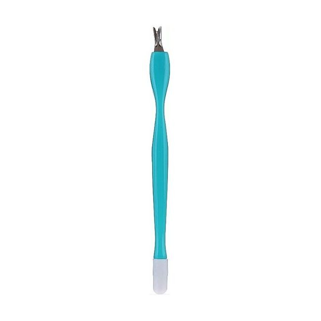 Chiureta pentru cuticule, cu impingator, Top Choice