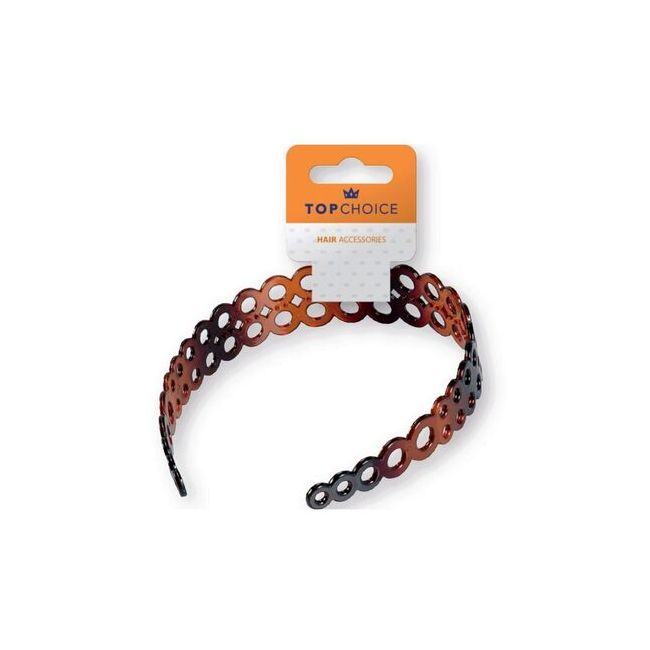 Cordeluta pentru par, Top Choice, ambra, TC27857
