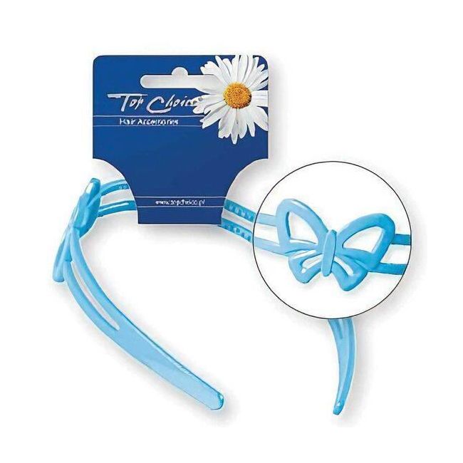 Cordeluta pentru par, Top Choice, cu fluturas albastru, TC27161