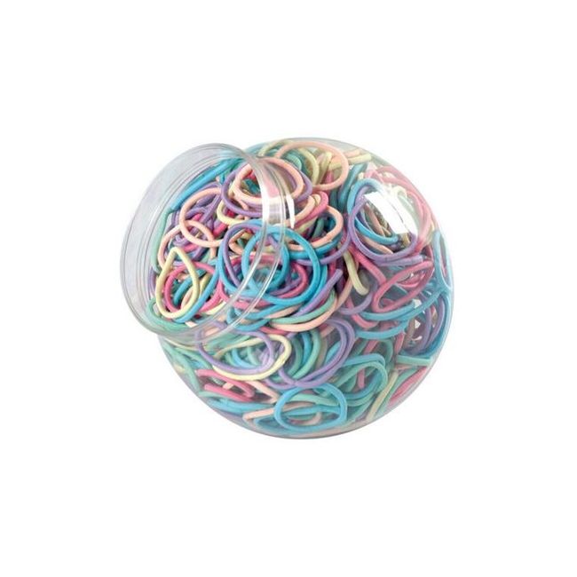 Elastic de par, Top Choice, cutie cu 600 de bucati