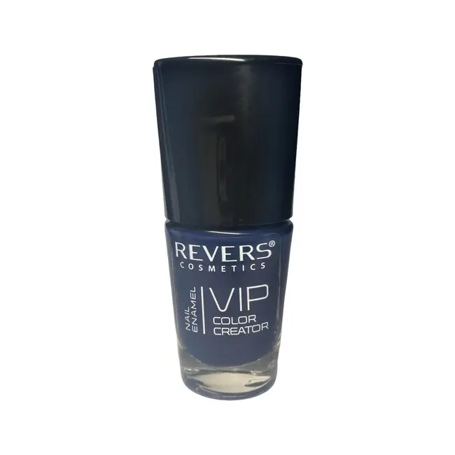 Lac de unghii Vip, 3D, Revers, albastru inchis, mat, 12 ml, Nr 106
