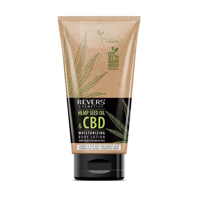 Lotiune de corp cu ulei natural de canepa, CBD, Revers, 150ml