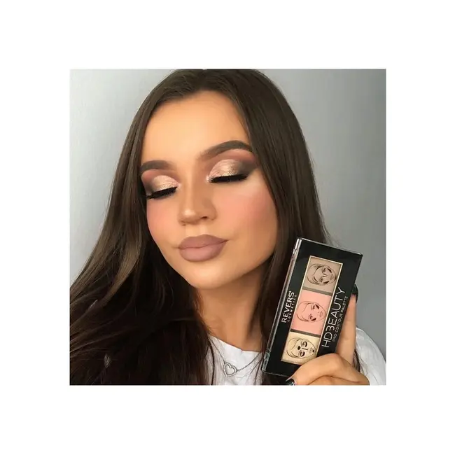 Paleta de machiaj pentru contur, Pro Contour, HD Beauty, Revers, nr  01, 12,5 g