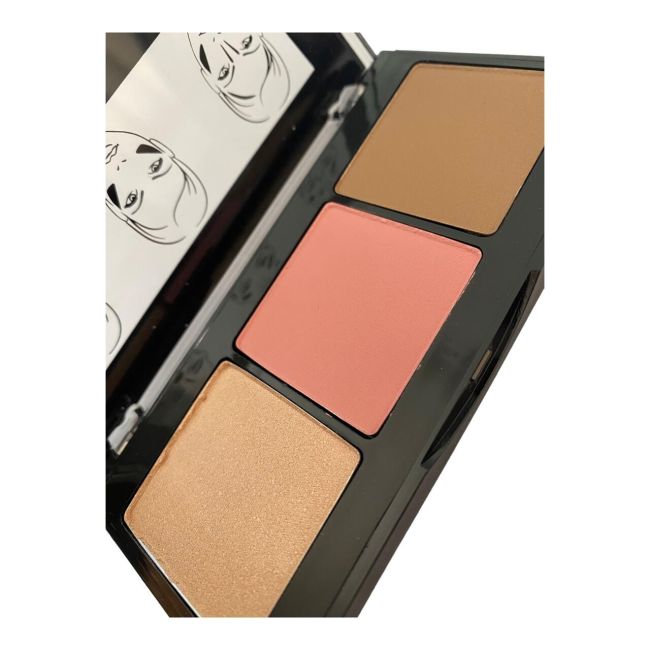Paleta de machiaj pentru contur, Pro Contour, HD Beauty, Revers, nr  01, 12,5 g