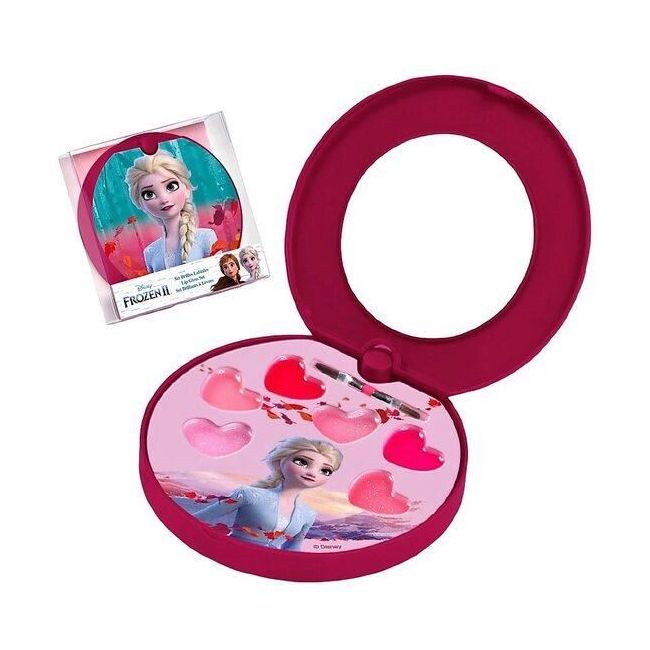 Paleta lip gloss cu oglinda, Frozen, Fete