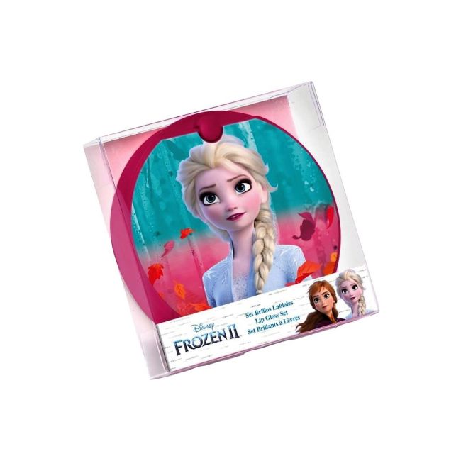 Paleta lip gloss cu oglinda, Frozen, Fete