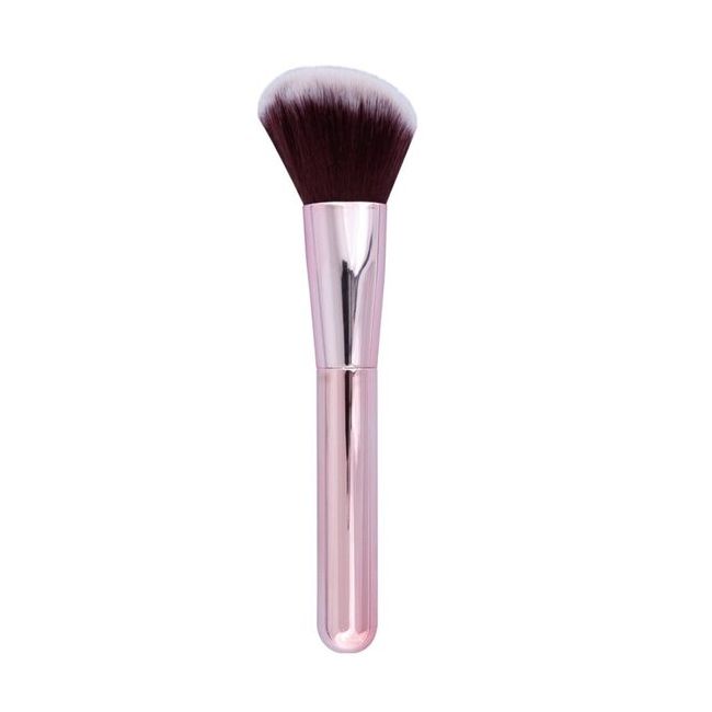 Pensula pentru fard de obraz si iluminator, Top Choice, Rose Gold