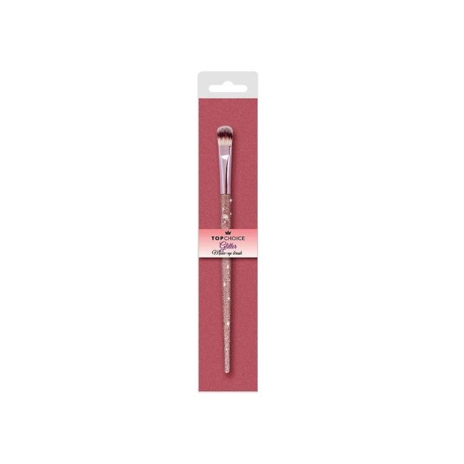 Pensula plata pentru fard de pleoape si pigmenti, Top Choice, Glitter