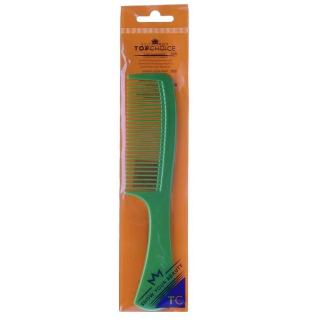 Pieptan colorat pentru femei, cu maner, Top Choice