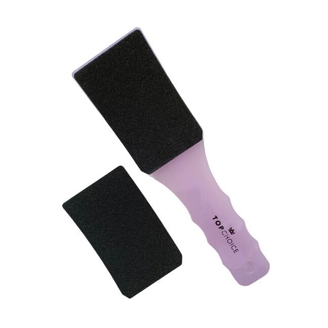 Pile pentru calcaie cu 2 grade de abrazivitate diferite 80/100 si rezerva, Top Choice