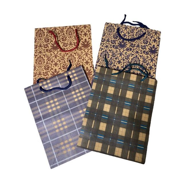 Pungi de cadou Kraft, S, set de 12 buc