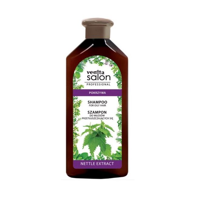 Sampon Herbal, cu Extract de Urzica, Salon Professional, pentru par gras, Venita, 500ml