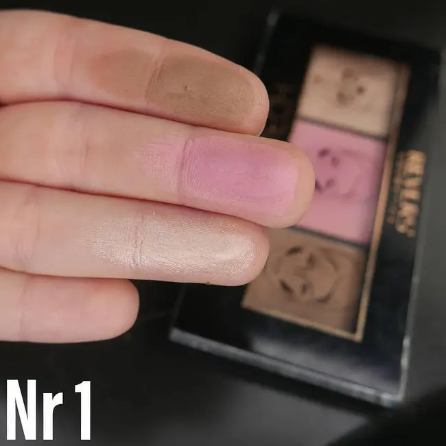 Set 12 bucati Paleta de machiaj pentru contur, Pro Contour, HD Beauty, Revers, 12,5 g