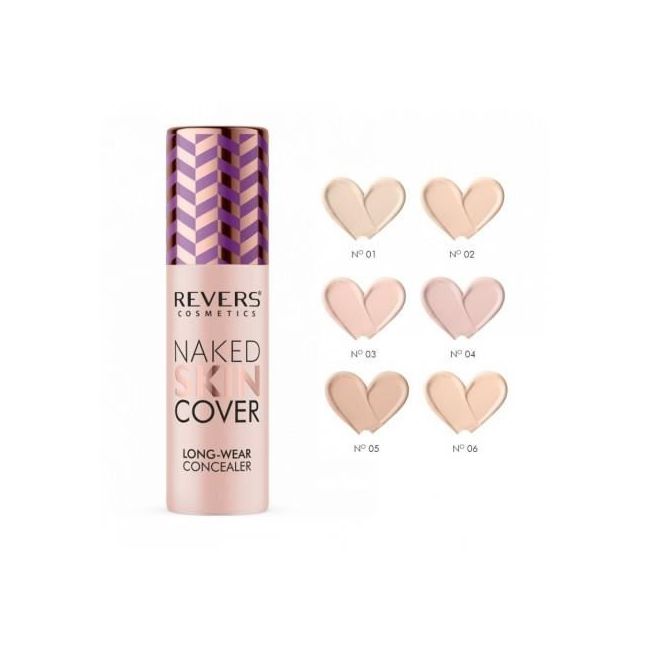 Set 24 bucati Corector lichid Naked Skin Cover, Revers 5,5 g
