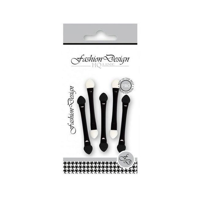 Set 5 bucati Aplicator dublu pentru fard de pleoape, Top Choice, Fashion Design