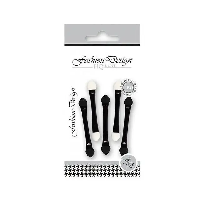 Set 5 bucati Aplicator dublu pentru fard de pleoape, Top Choice, Fashion Design