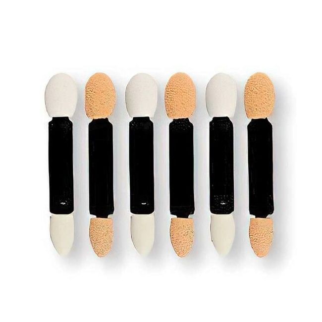 Set 6 bucati Aplicator fard de pleoape dublu, Top Choice