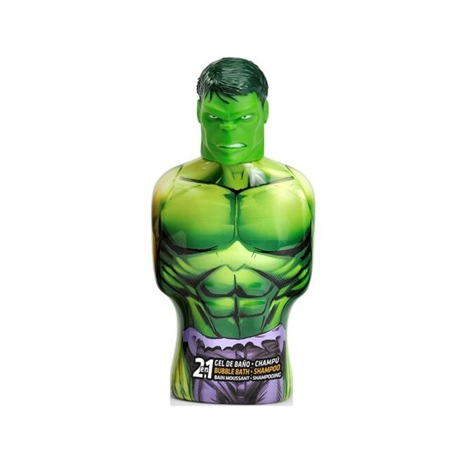 Spumant de baie si sampon, figurina 3D, Avengers, Hulk, 350ml