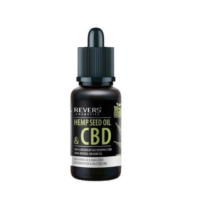 Ulei CBD, pentru par si corp, Revers, cu pipeta, 15 ml