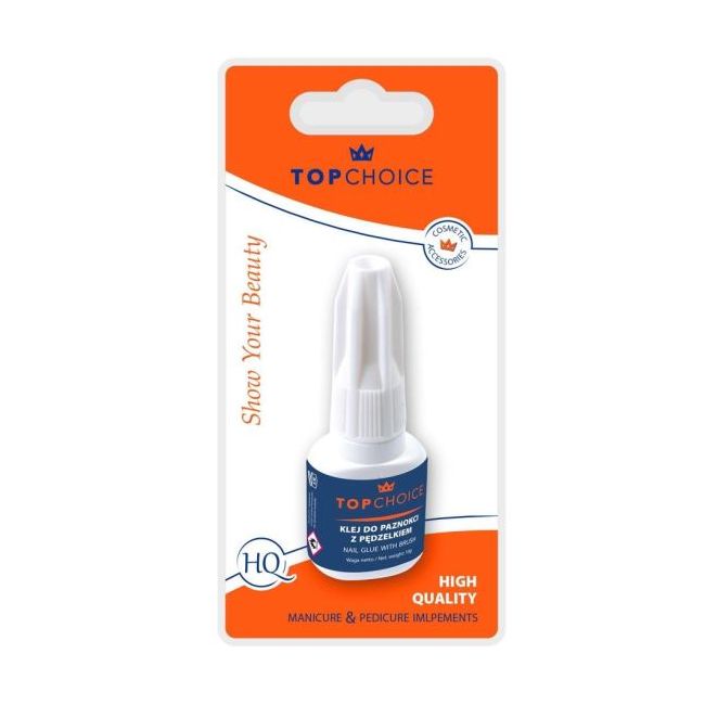 Adeziv pentru unghii, cu pensula, Top Choice, 10g