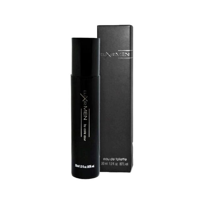 Apa de toaleta Cote d'Azur, Elixir, Black, Barbati, 30ml