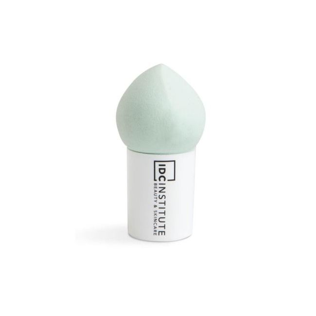 Burete makeup cu maner, pentru fondul de ten IDC Institute, pastel 2511HO