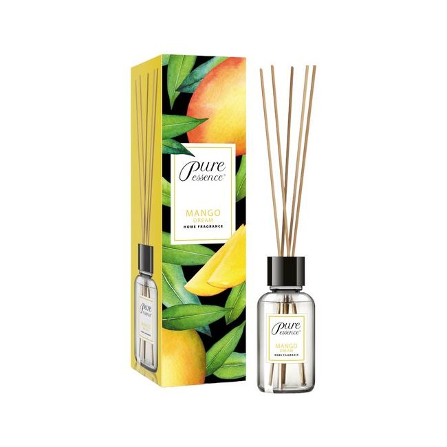 Difuzor cu betisoare parfumate Pure Essence, Mango, Revers, 25 ml