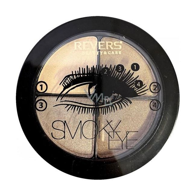 Fard de pleoape 4 culori Smoky Eye Revers 16P, 8 g