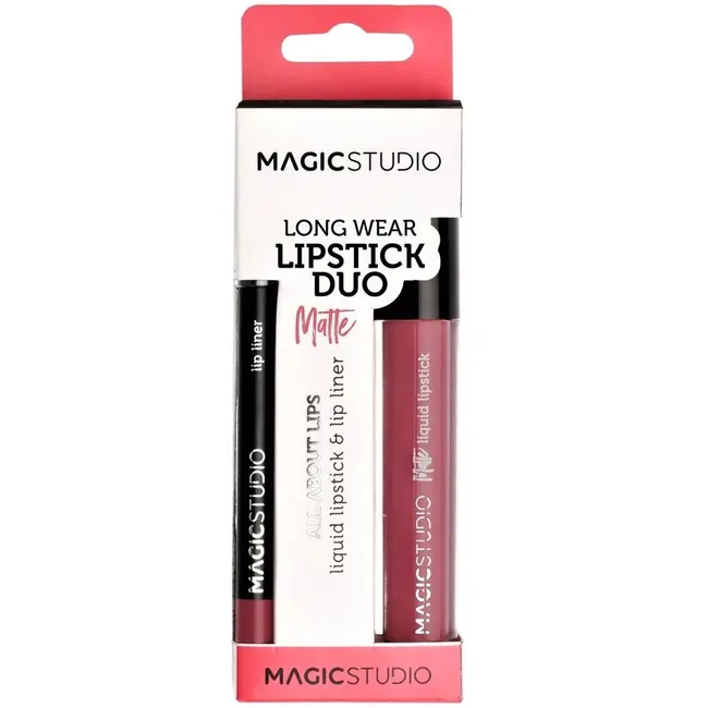 Kit 24 Seturi Perfect Lips (un ruj lichid mat si un creion contur, asortate), Magic Studio