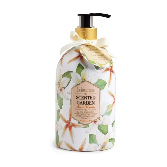 Lotiune de maini si corp Scented Garden Sweet Vanilla IDC Institute 40196, 500 ml