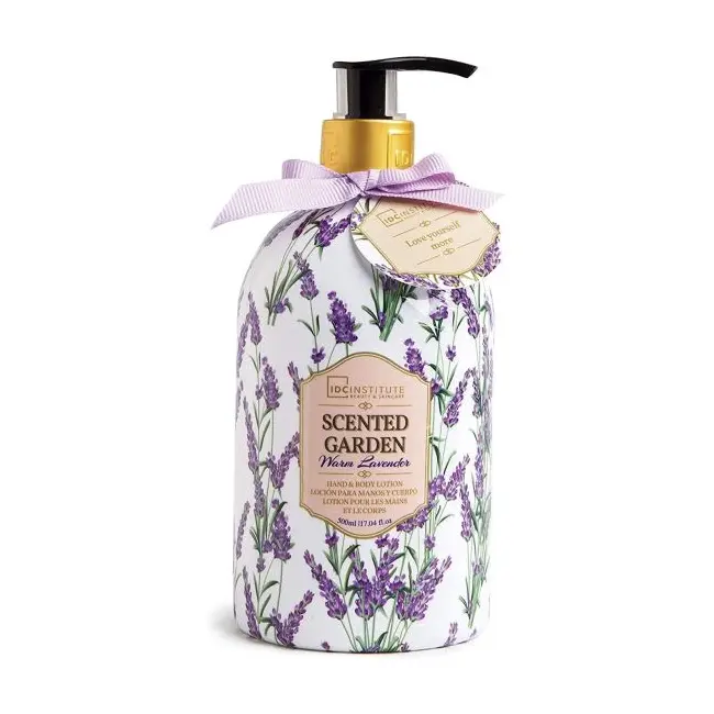Lotiune de maini si corp Scented Garden Warm Lavander IDC Institute 40192, 500 ml