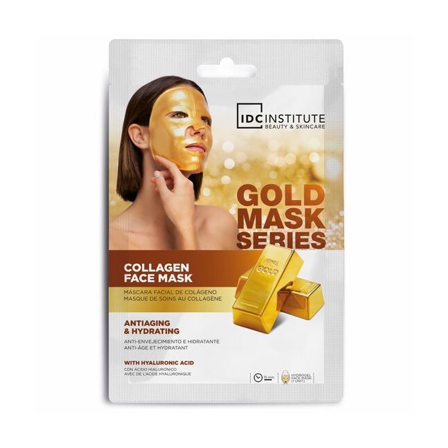 Masca pentru fata cu efect de stralucire si anti-imbatranire Gold collagen  IDC Institute  3422