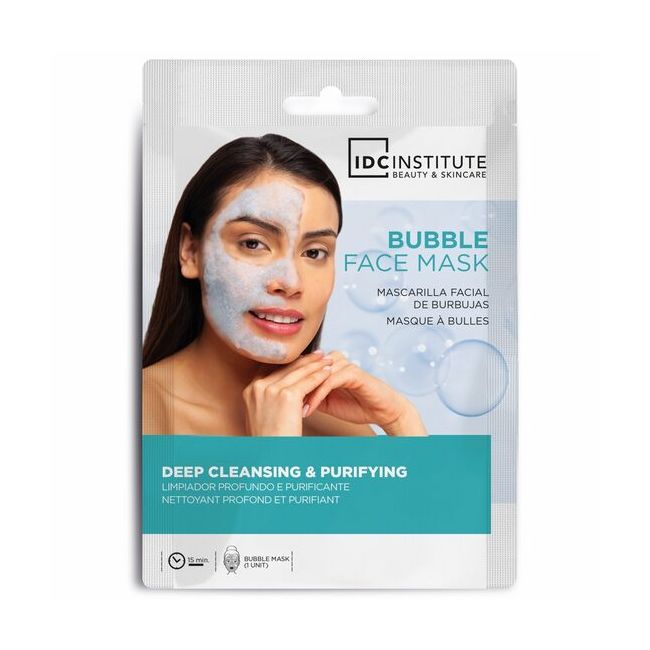 Masca pentru fata demachianta cu efect Bubble IDC Institute 3423, 15g