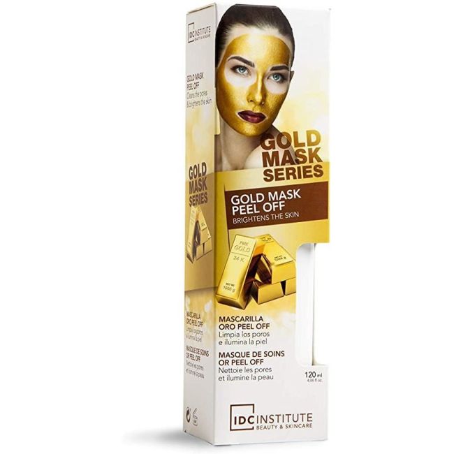 Masca pentru fata peel-off cu efect de stralucire si anti-imbatranire Gold collagen  IDC Institute 3471, 120 ml