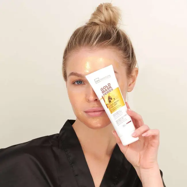 Masca pentru fata peel-off cu efect de stralucire si anti-imbatranire Gold collagen  IDC Institute 3471, 120 ml