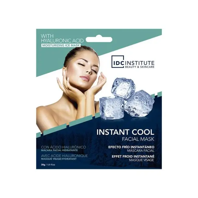 Masca pentru fata racoritoare cu acid hialuronic Instant Cool IDC Institute 3401, 30 g