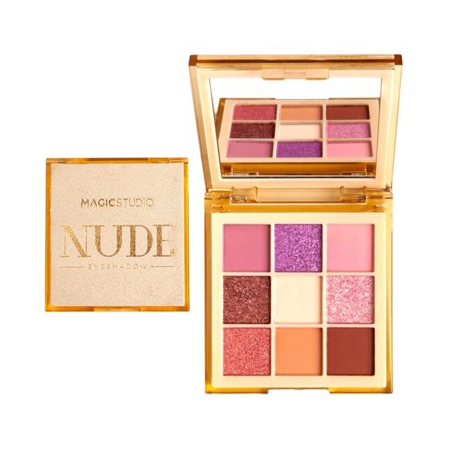 Paleta fard de pleoape Very Nude, 9 Culori, Magic Studio