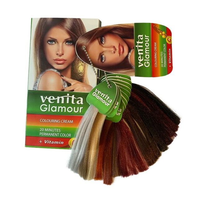 Paletar de culori vopsea de par Glamour, Venita