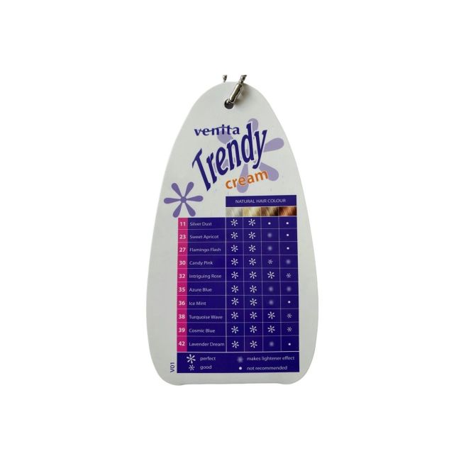Paletar de culori vopsea de par Trendy Cream, Venita