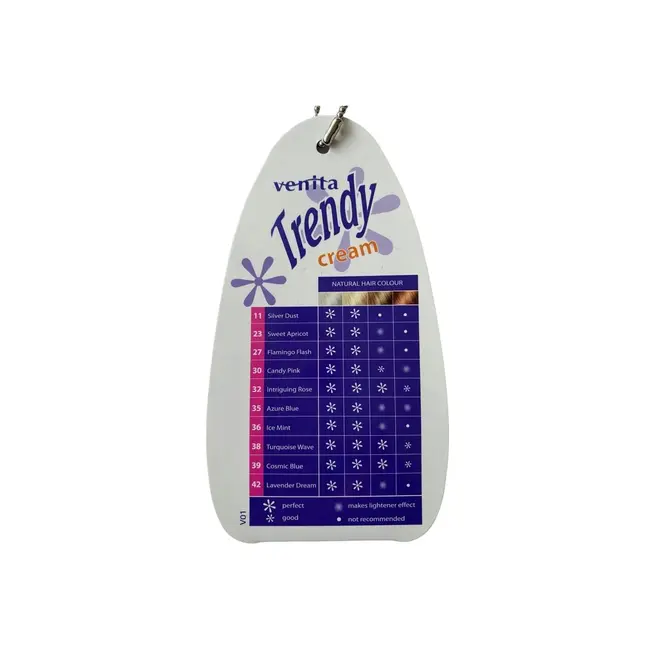 Paletar de culori vopsea de par Trendy Cream, Venita