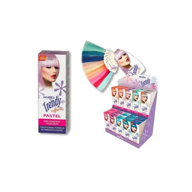 Paletar de culori vopsea de par Trendy Cream, Venita