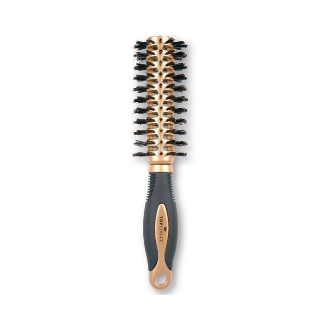 Perie de par pentru coafat, cu par natural, Gold, Top Choice, Ø25/50