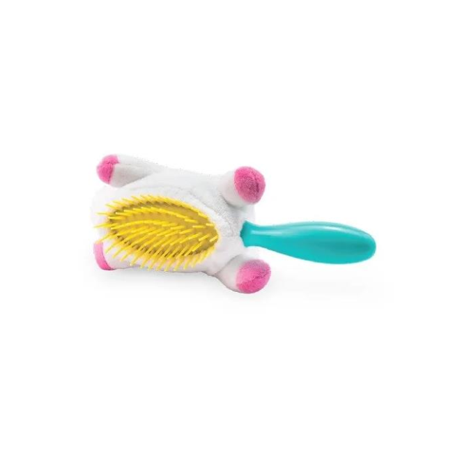 Perie de par pentru copii alba Unicorn Teddy Hair Martinelia 3013w